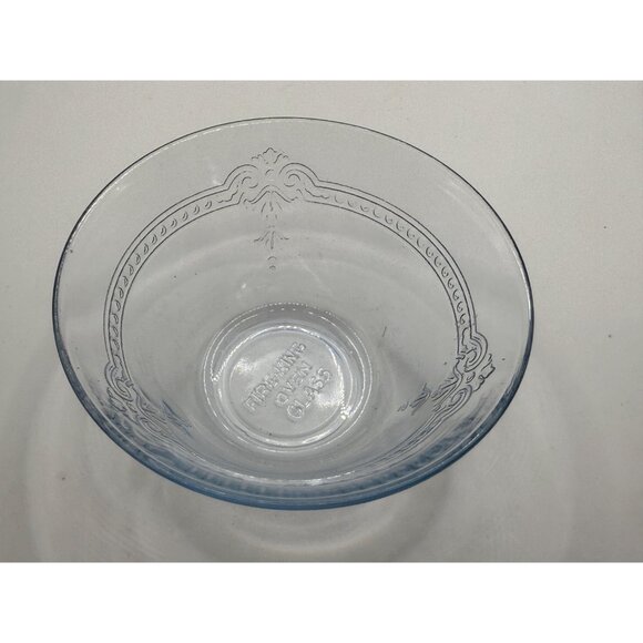 Fire-King Sapphire Blue Philbe Custard Cups – 6 oz, 4” × 2” – Set of 5 – Anchor - Picture 6 of 10